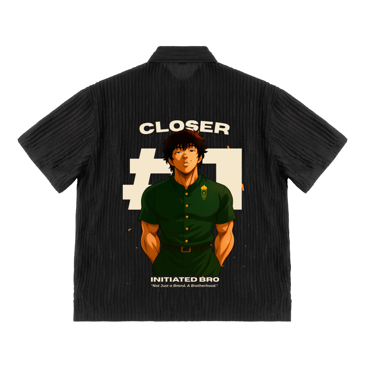 #1 Closer Jacquard Shirt- Baki