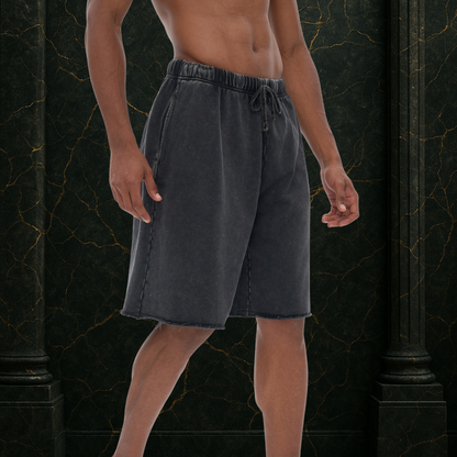 Infinity Brotherhood Shorts – 364 GSM Washed Black