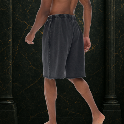 Infinity Brotherhood Shorts – 364 GSM Washed Black